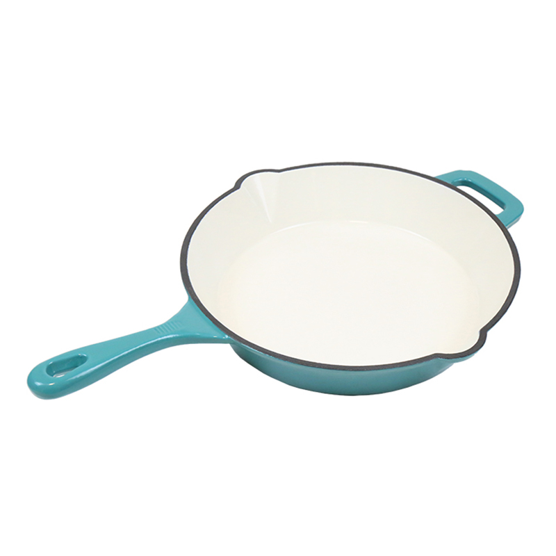 YFFRA26001 Enamel Cast Iron Frying Pan